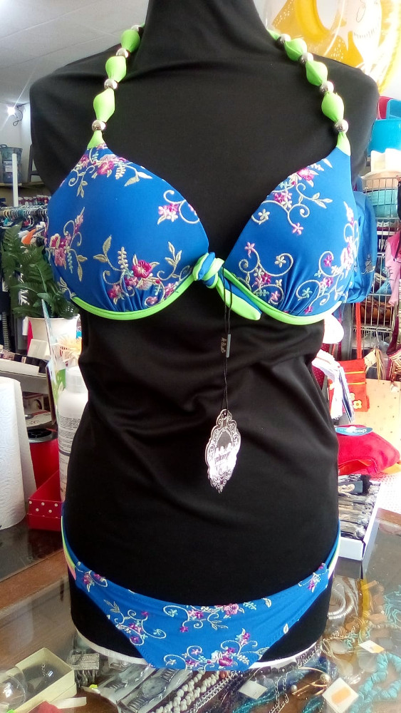 Bikini donna blu Tg 44