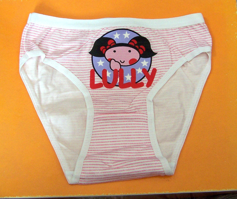 Slip bimba Lully righe rosa Tg 3-4 anni