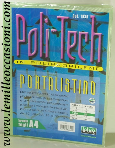Portalistino Lebez 30 fogli