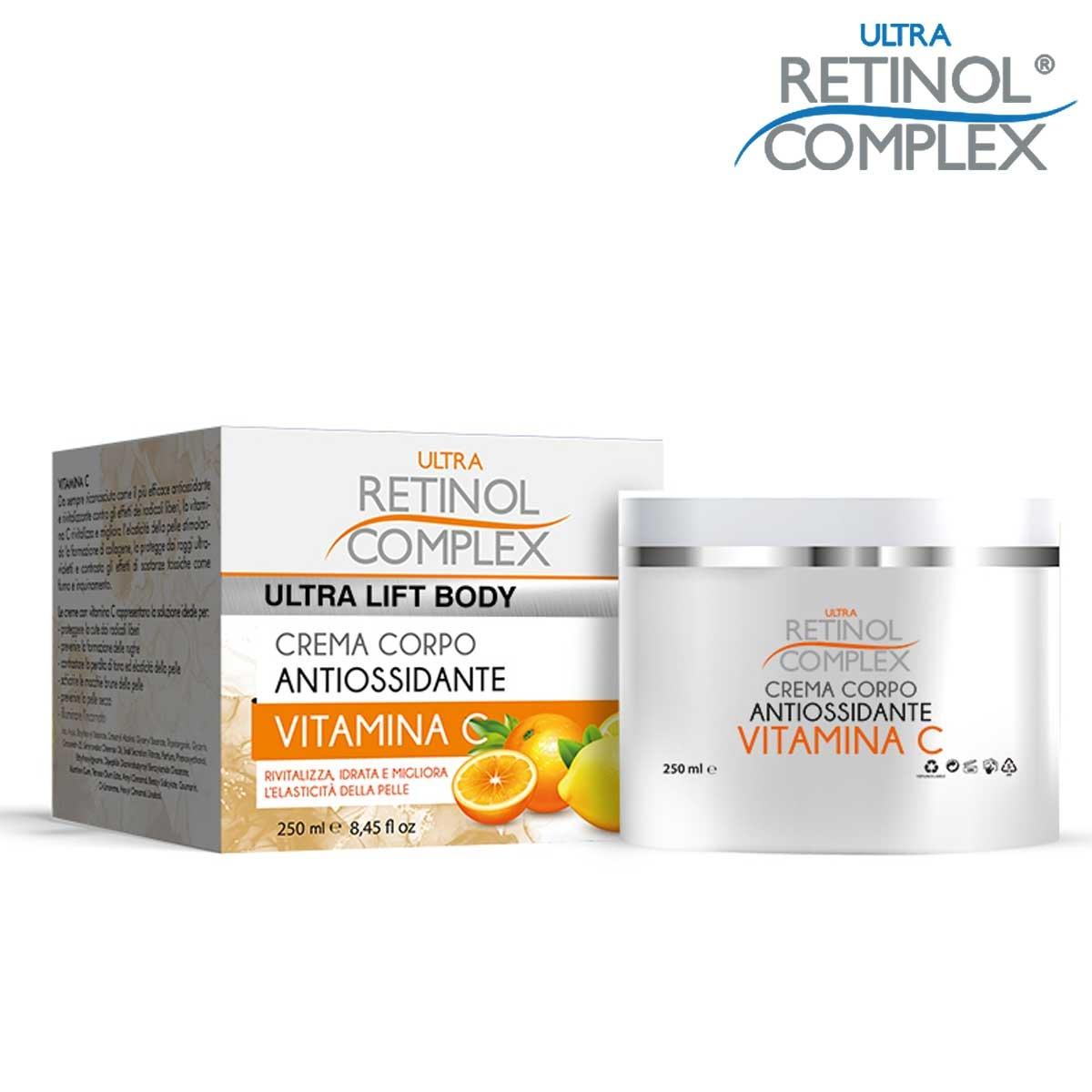 Retinol Complex crema corpo rassodante arancia 250 ml