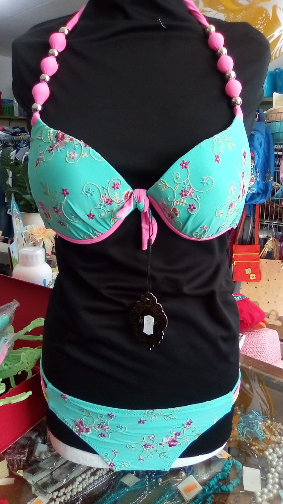 Bikini donna turchese Tg 42
