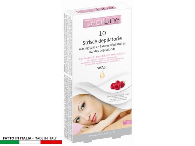 Strisce depilatorie viso DepilLine 10 pz