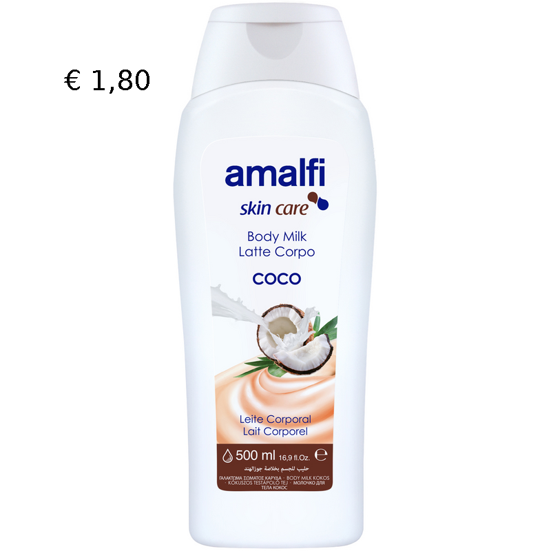 Latte corpo Amalfi cocco 500 ml
