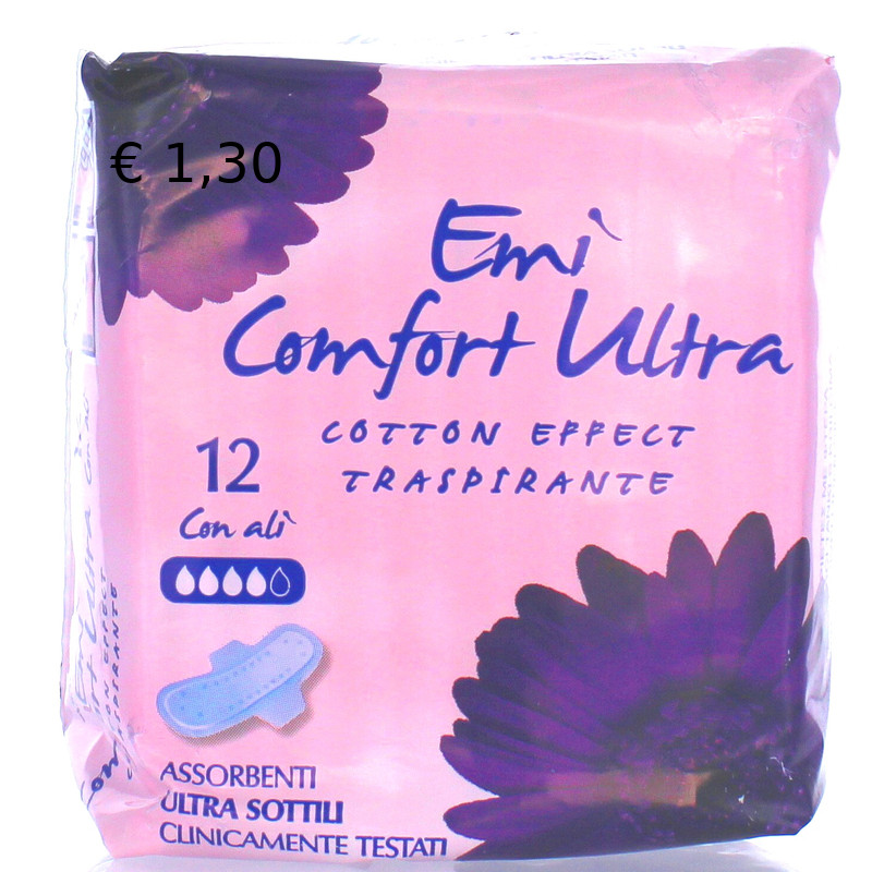 Emi assorbenti confort ultra ali 12 pz