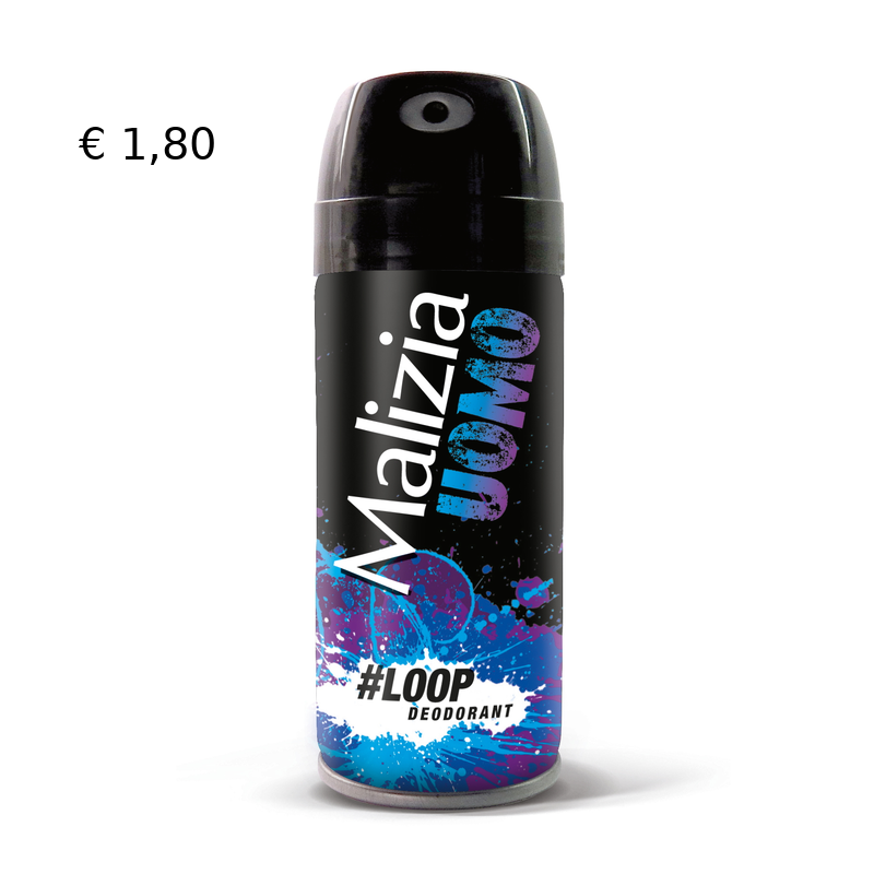 Deodorante uomo Malizia Loop